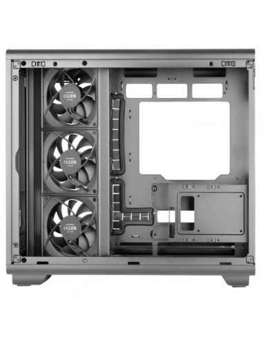 Caja ordenador mars gaming mc - revmax atx argb lcd 11.8 pulgadas cristal templado negra
