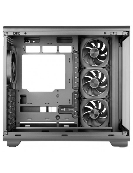 Caja ordenador mars gaming mc - revmax atx argb lcd 11.8 pulgadas cristal templado negra