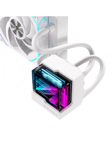 Kit refrigeracion liquida einarex vertex 240 rgb 2x 120mm blanco