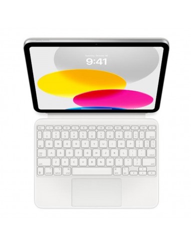 Teclado apple magic keyboard folio para ipad blanco ingles