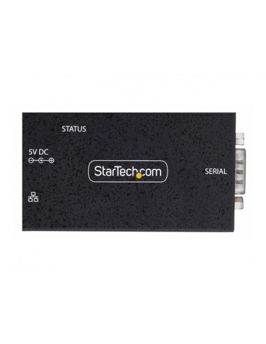 Adaptador rs232 a ethernet poe startech macho - hembra