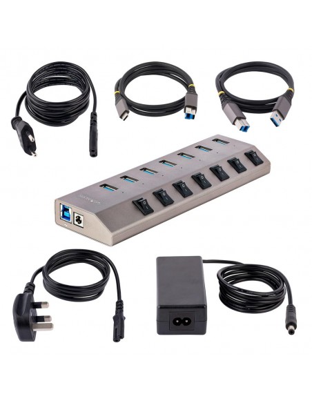 Hub startech 7 en 1 Hub startech 7 en 1