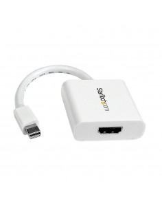 Adaptador mini dp a hdmi startech macho - hembra - blanco