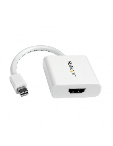 Adaptador mini dp a hdmi startech macho - hembra - blanco