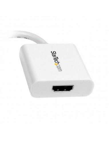 Adaptador mini dp a hdmi startech macho - hembra - blanco