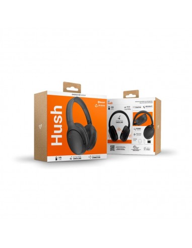 Auriculares energy sistem hush inalambrico negro