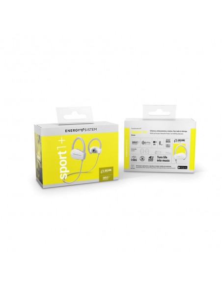 Auriculares energy sistem sport1+ inalambrico blanco Auriculares energy sistem sport1+ inalambrico blanco