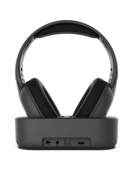 Auriculares energy sistem tv soundreel inalambrico negro