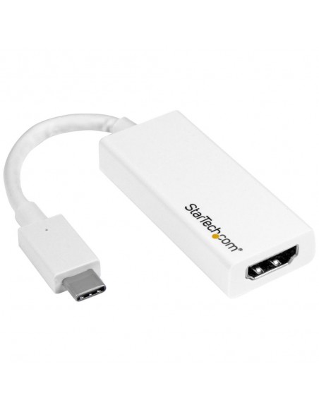 Adaptador usb tipo c a hdmi startech macho - hembra - blanco