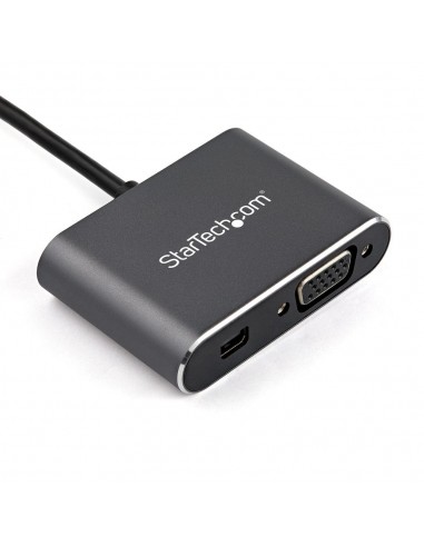Adaptador usb tipo c a mini dp - vga startech macho - hembra
