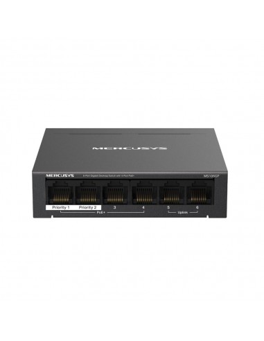 Switch mercusys ms106gp 6 puertos