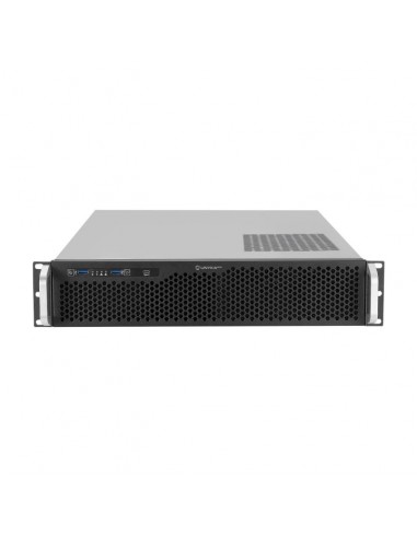Caja rack unykach 2u 19 pulgadas plata