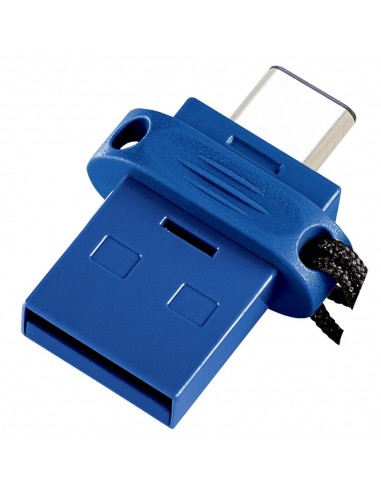 Memoria usb tipo a - usb tipo c verbatim storengo 64gb azul