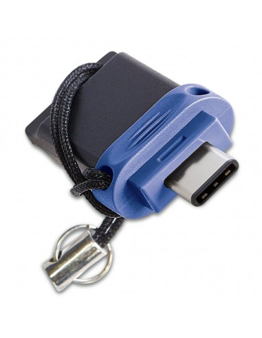 Memoria usb tipo a - usb tipo c verbatim storengo 64gb azul