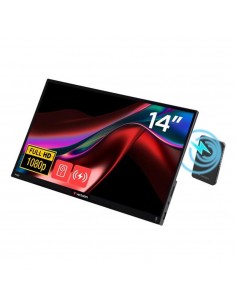 Monitor portatil verbatim 32088 14 pulgadas fhd 120hz + bateria 500mah