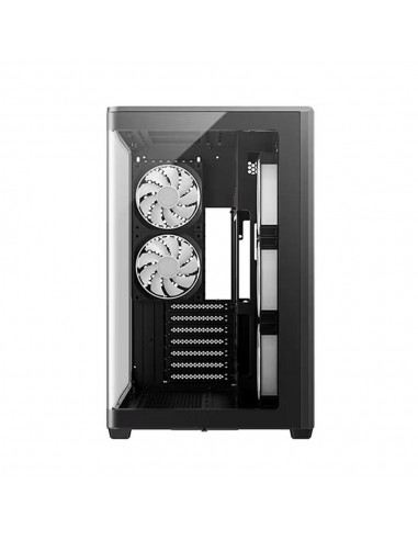 Caja ordenador gaming deepcool cg590u5f atx argb cristaltemplado negra