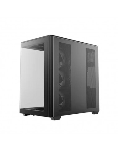 Caja ordenador gaming deepcool cg590u5f atx argb cristaltemplado negra