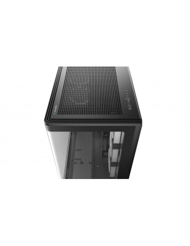 Caja ordenador gaming deepcool cg590u5f atx argb cristaltemplado negra