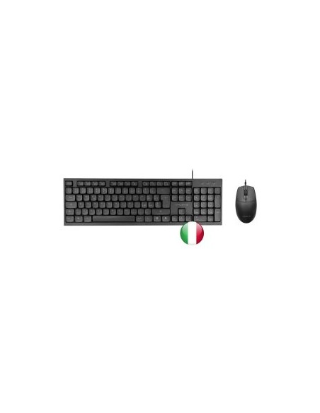 Teclado + raton tacens anima acp02es negro italiano
