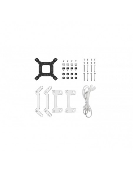 Kit refrigeracion liquida deepcool lm240 rgb 2x 120mm blanco Kit refrigeracion liquida deepcool lm240 rgb 2x 120mm blanco