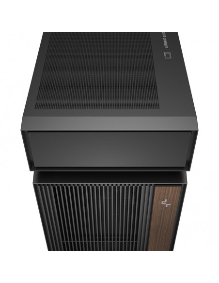 Caja ordenador gaming deepcool cl660 atx argb cristal templado negra y madera Caja ordenador gaming deepcool cl660 atx argb cristal templado negra y madera