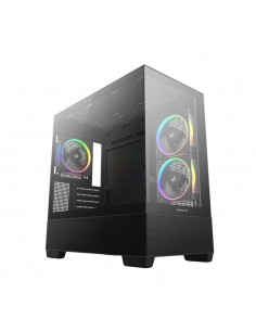 Caja ordenador gaming deepcool cg380u matx argb cristal templado negra