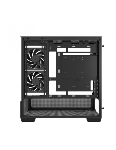 Caja ordenador gaming deepcool cg380u matx argb cristal templado negra