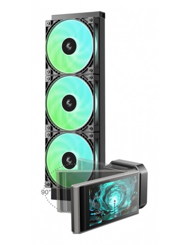 Kit refrigeracion liquida deepcool lt360 vision argb 3x 120mm