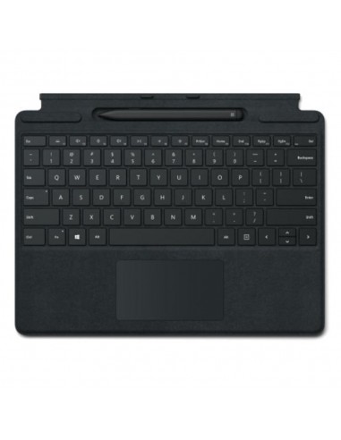 Teclado microsoft surface pro 10 + pen negro italiano