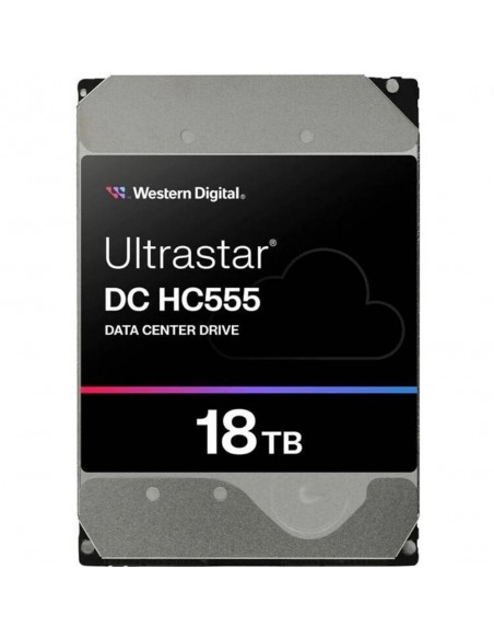 Disco duro interno hdd wd western digital ultrastar dc hc555 18tb 3.5 pulgadas sas 7200rpm 512mb