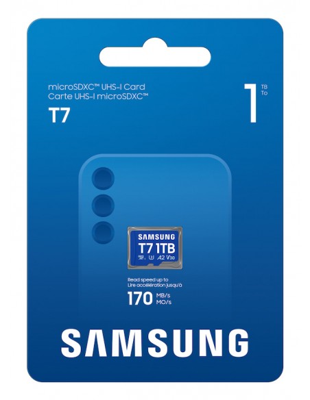 Tarjeta memoria micro sd samsung 1tb sdxc t7 clase10 u3 v30 a2 Tarjeta memoria micro sd samsung 1tb sdxc t7 clase10 u3 v30 a2