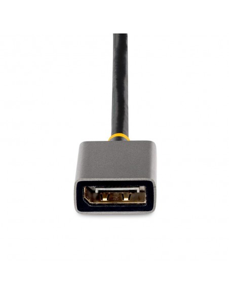 Adaptador hdmi a displayport - usb tipo a startech 0.30m - macho - macho - hembra - gris