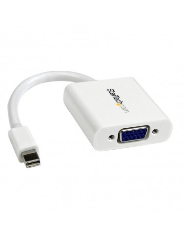 Adaptador mini dp a vga startech macho - hembra - blanco