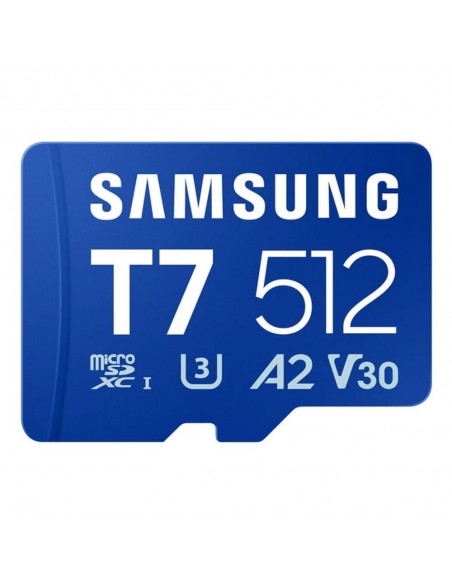 Tarjeta memoria micro sd samsung 512gb sdxc t7 clase10 u3 v30 a2