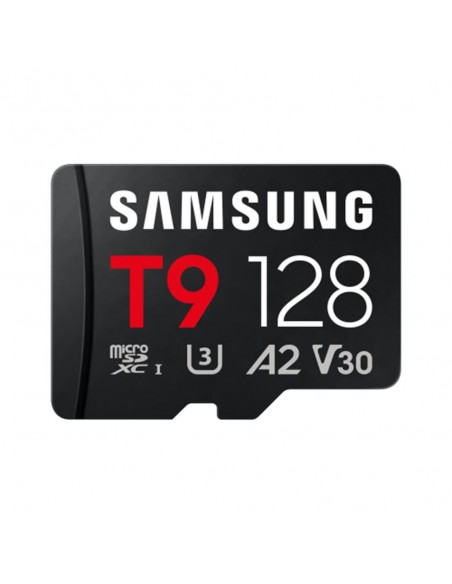 Tarjeta memoria micro sd samsung 128gb sdxc t9 clase10 u3 v30 a2