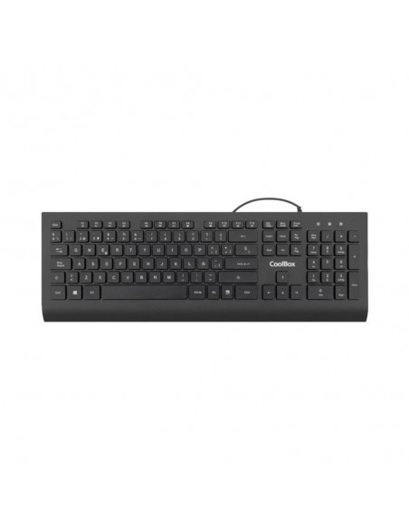 Teclado coolbox coo - tec01 - u negro