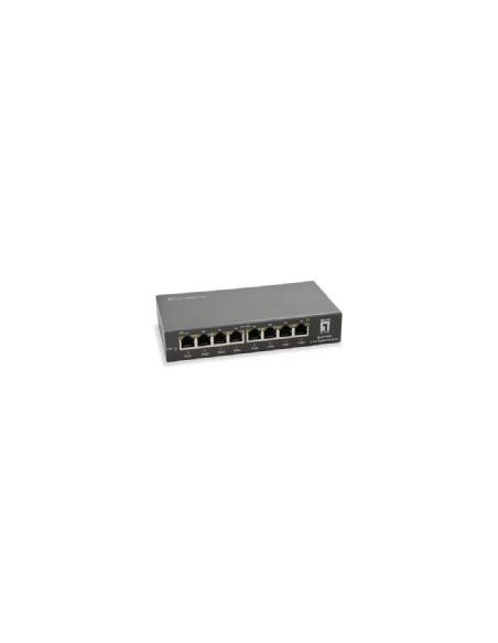 Switch level one 8 puertos 10 - 100 - 1000 poe 120w no gestion