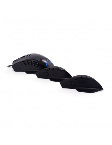 Mouse raton deep gaming proswap modular dpi ajustable usb rgb 5000dpi