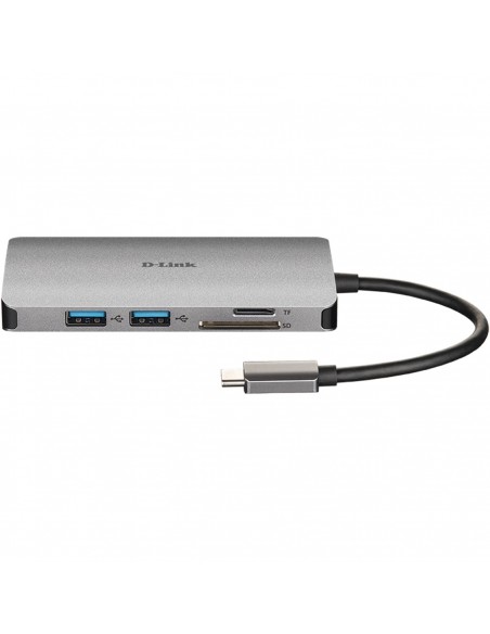 Hub d - link dub - m810 3 usb 3.0 hdmi rj45 usb tipo c lector sd microsd