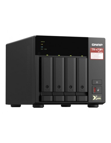 Servidor nas qnap ts - 473a - 8g 8gb 2.5g 4 compartimientos