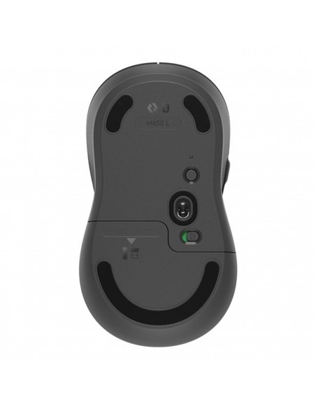Mouse raton logitech m650 grande optico wireless inalambrico grafito