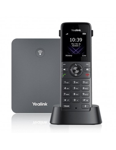 Telefono inalambrico dect yealink w73h negro