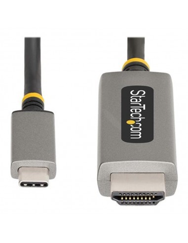 Cable usb tipo c a hdmi startech 2m - macho - macho - gris