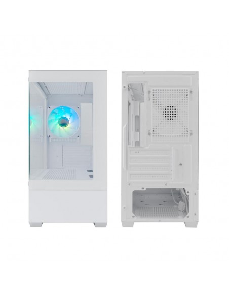 Caja ordenador gaming coolbox gm200 vision lite matx argb cristal templado blanco Caja ordenador gaming coolbox gm200 vision lite matx argb cristal templado blanco