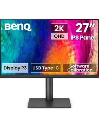 Monitor led 27 pulgadas benq pd2706qn ips - qhd - dp - hdmi - usb tipo c - 100hz - 5ms - vesa 100x100