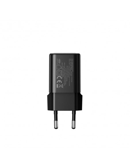 Cargador usb de pared coolbox 25w gan usb tipo a - usb tipo c negro Cargador usb de pared coolbox 25w gan usb tipo a - usb tipo c negro