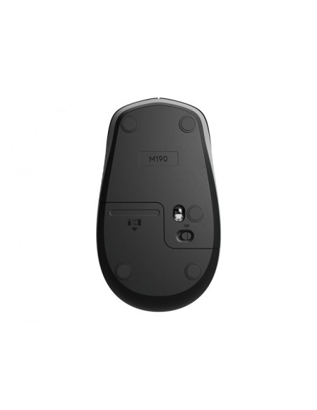 Mouse raton logitech m190 full size optico wiireles inalambrico gris claro Mouse raton logitech m190 full size optico wiireles inalambrico gris claro
