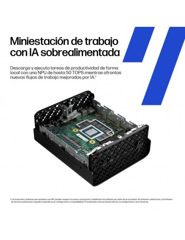 Mini ordenador hp z2 mini g1a wsl2 ds raimp - 390 32gb ssd 1tb