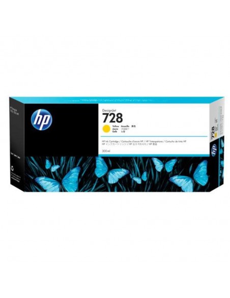 Cartucho tinta hp 728 300ml amarillo