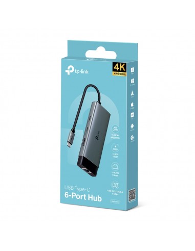 Hub tp - link usb tipo c 6 en 1